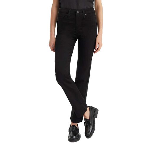 Levi's 314 Shaping Straight Soft Black Jeans
